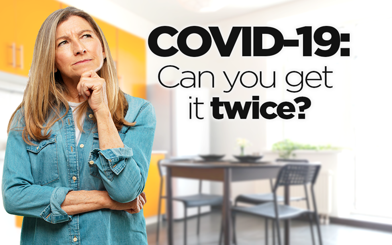 Can You Get COVID Twice Graphic