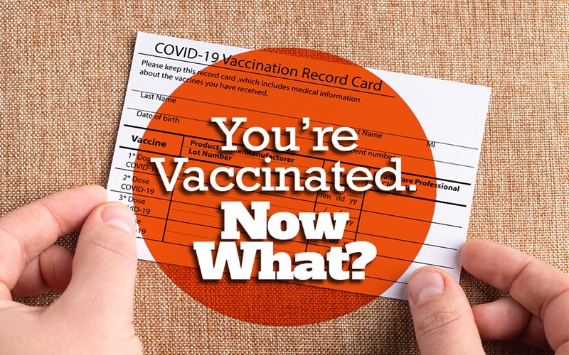 What happens after COVID vaccination graphic