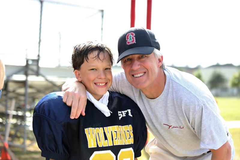 dr hunt and his youngest son