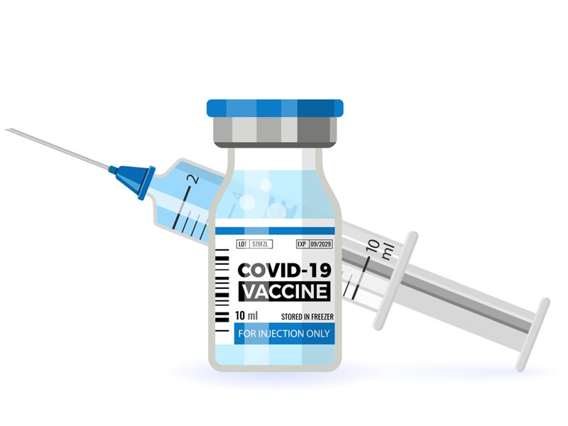 COVID vaccine graphic