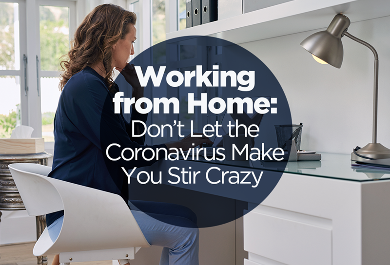 How to work from home graphic