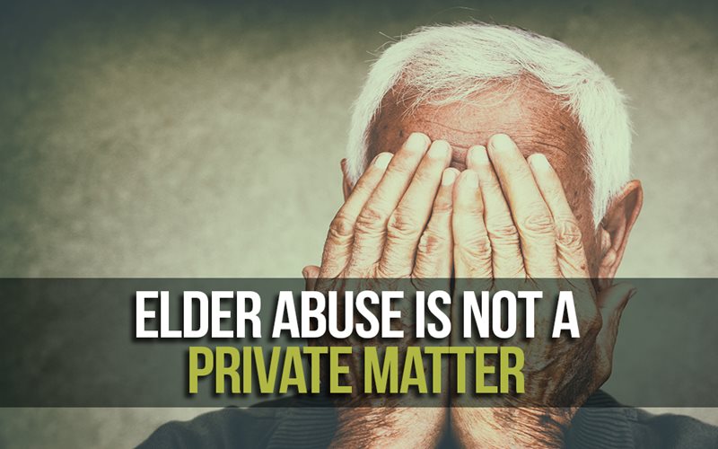 Elder abuse Graphic