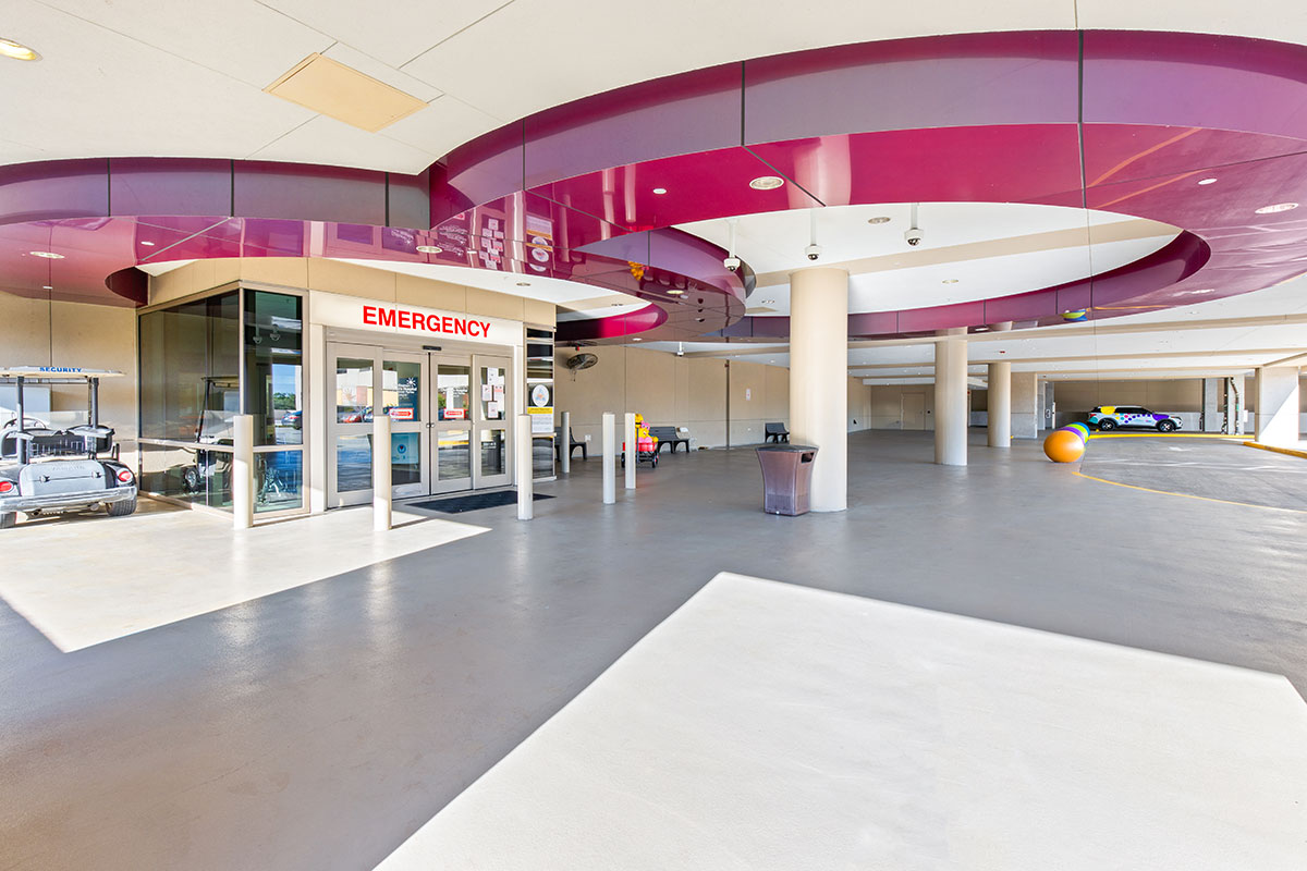 Golisano Children's Hospital of Southwest Florida Emergency Department for Kids entrance