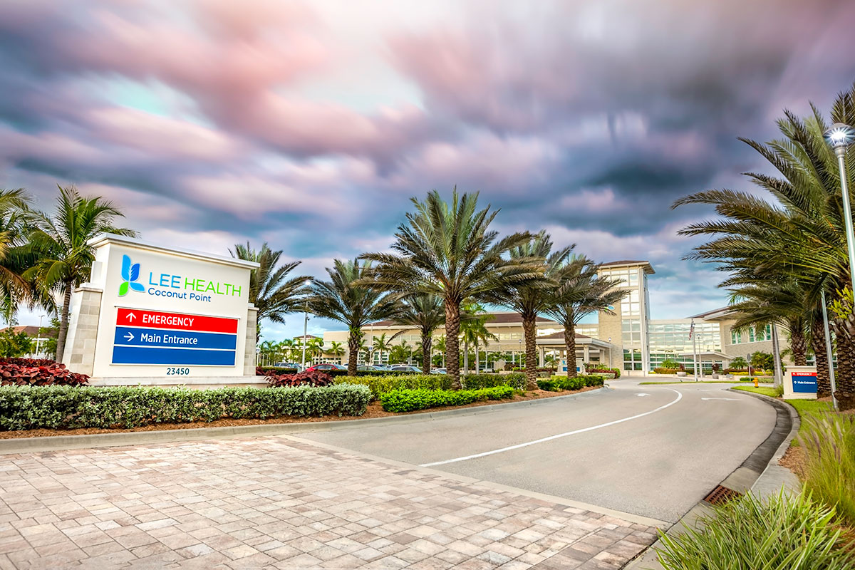 Lee Health Coconut Point emergency department entrance