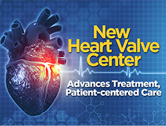 Heart valve center infographic