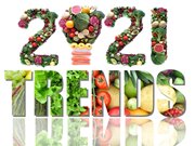 2021 trends written in vegetables