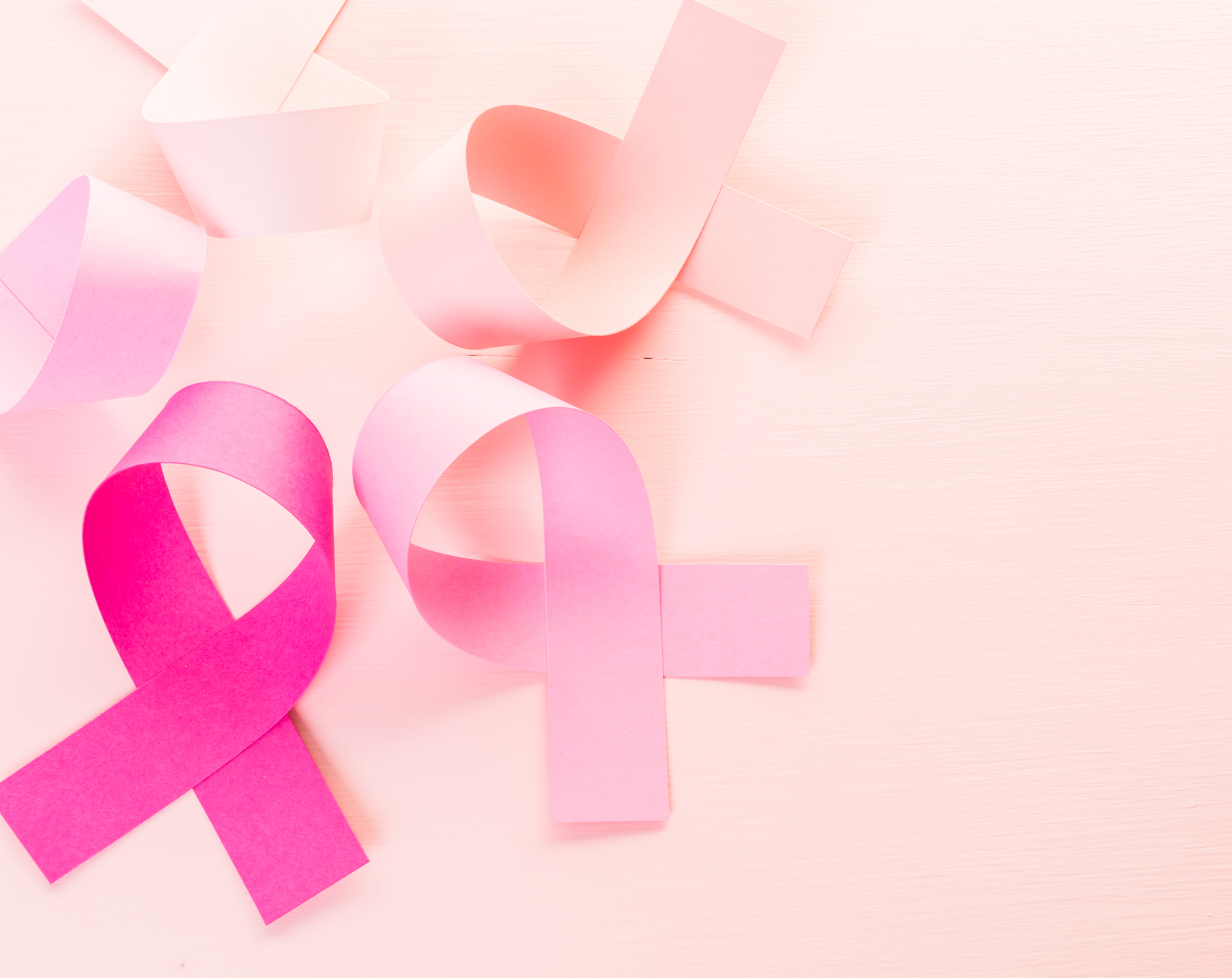 Pink Breast Cancer Ribbons