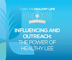 Healthy life podcast graphic