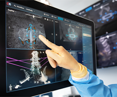 Robotic surgery screen motnitoring