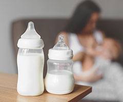 Bottle and breastfeeding