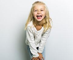 Child laughing