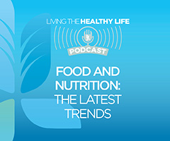 Healthy life podcast graphic