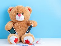 Teddy Bear with Diabetes Tools
