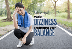 Dizziness and balance infographic