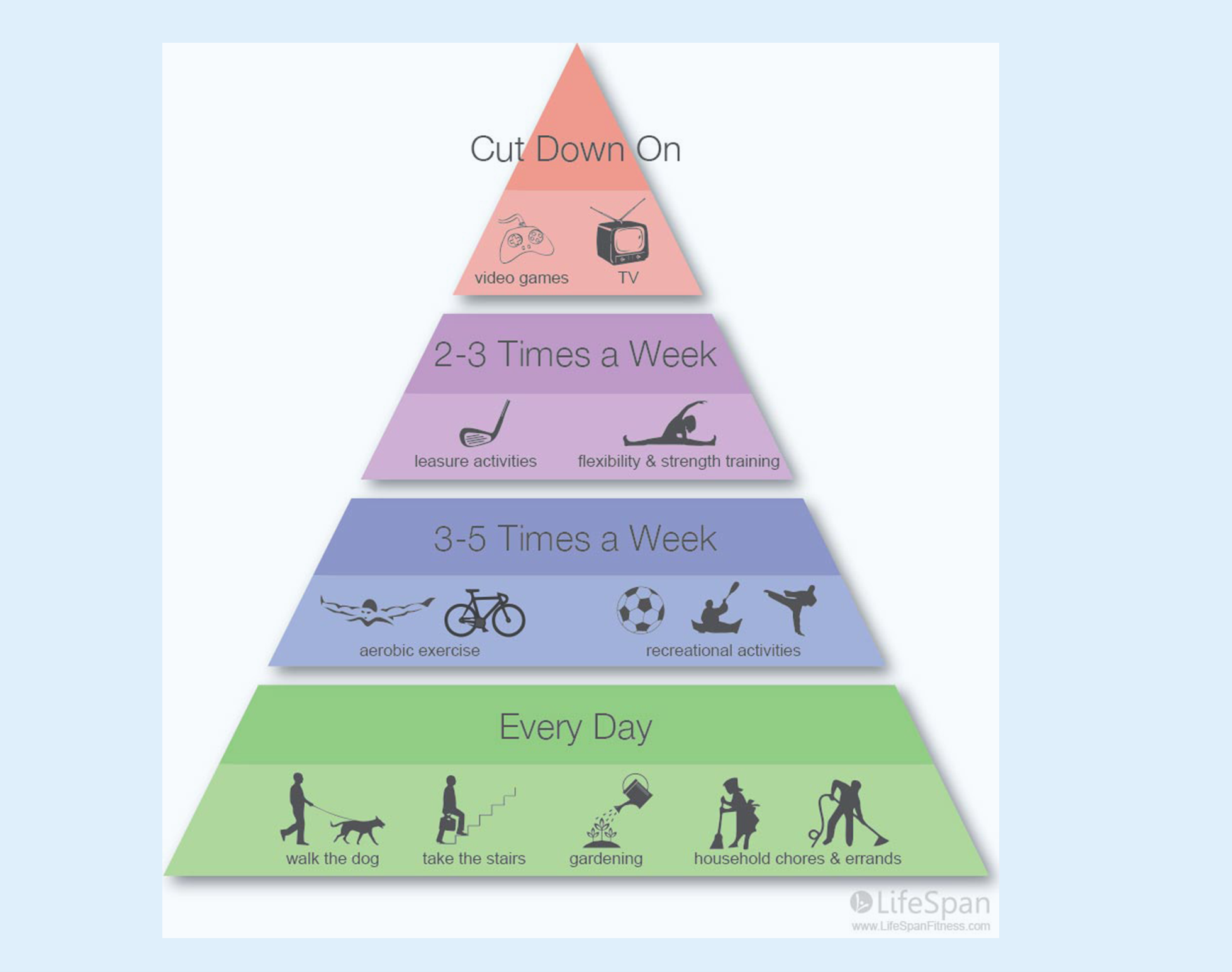 LifeSpan Activity Pyramid