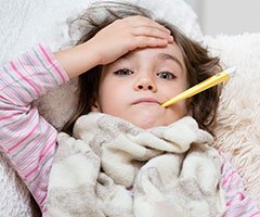 Child with fever