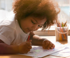 Child coloring