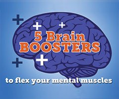 5 brain boosters infographic