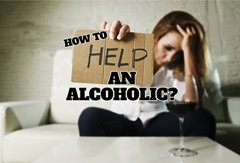 Helping an alcoholic infographic