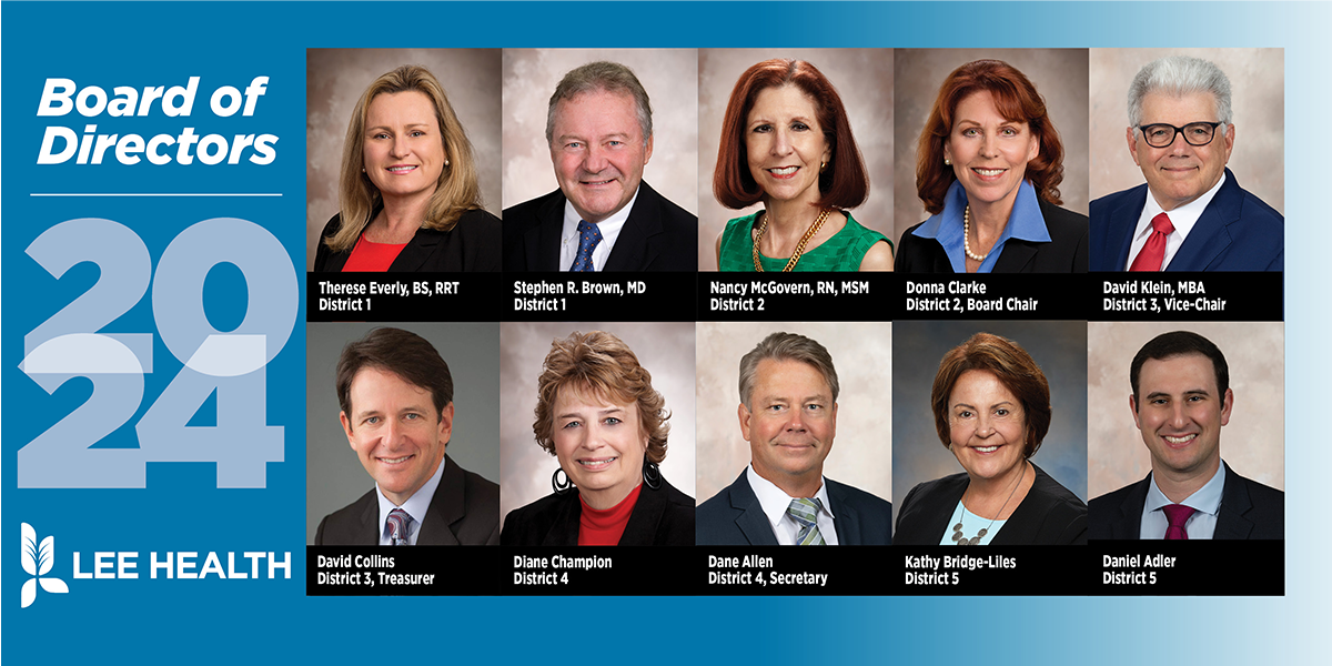 2024 Board of Directors headshots, districts, and titles