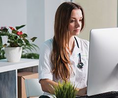 Medical education on computer